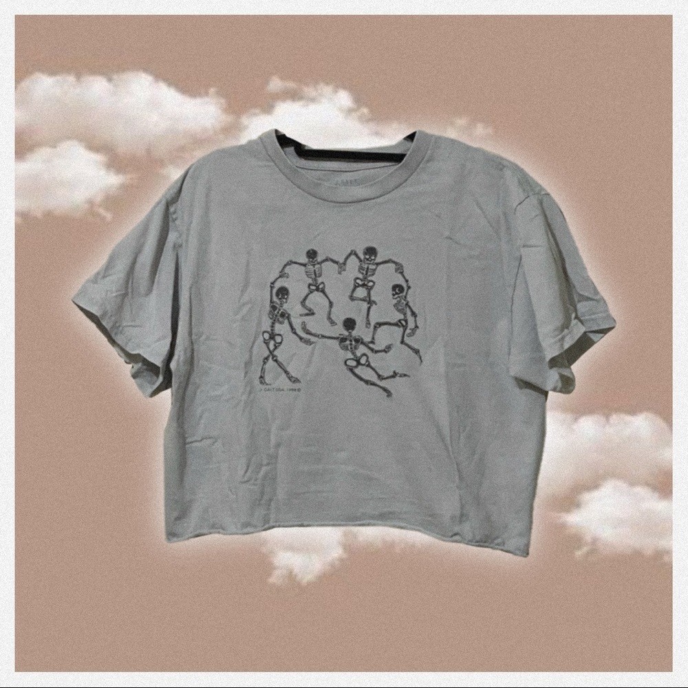 ♥︎ Brandy Melville / John Galt Skeleton Shirt ♥︎